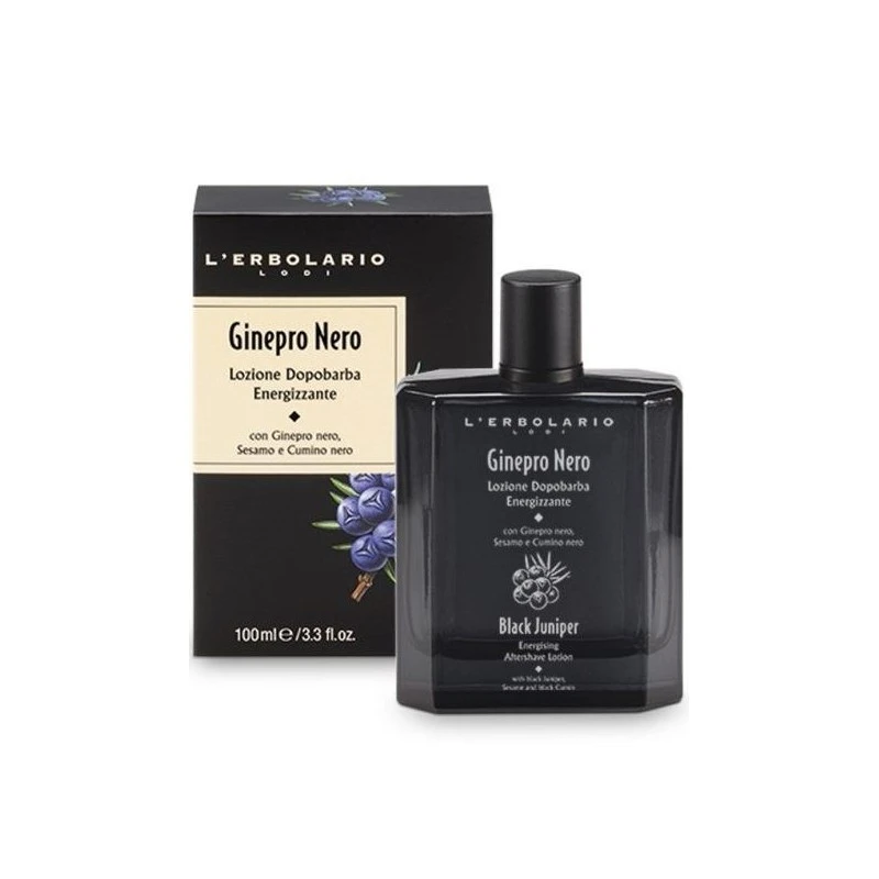 LErbolario Linea Ginepro Nero Lozione Dopobarba Energizzante 100 Ml 3 LErbolario Linea Ginepro Nero Lozione Dopobarba Energizzante 100 Ml