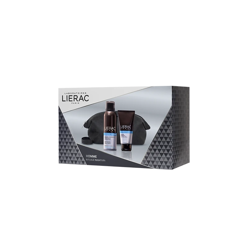 Lierac Cofanetto Homme Rituale Rasatura Uomo Mousse Rasatura Idratante 150ml + Balsamo Lenitivo Anti Irritazioni 75ml 3 Lierac Cofanetto Homme Rituale Rasatura Uomo Mousse Rasatura Idratante 150ml + Balsamo Lenitivo Anti Irritazioni 75ml