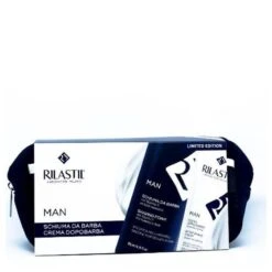 IST.GANASSINI SpA Rilastil Man Barba Pochette Schiuma Da Barba Da 200 Ml + Crema Dopobarba Da 75 Ml