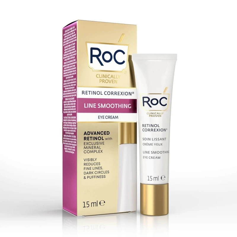 Roc Retinol Correxion Line Smoothing Crema Contorno Occhi 15ml 3 Roc Retinol Correxion Line Smoothing Crema Contorno Occhi 15ml